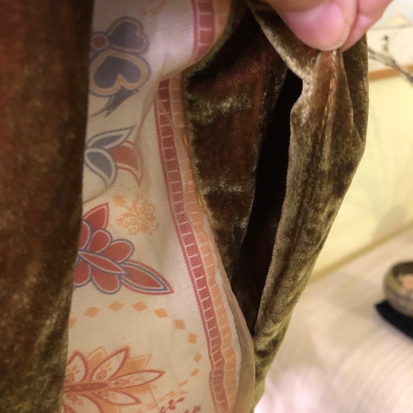 Aratta Velvet Jacket Medium gold- green - Picture 5 of 12